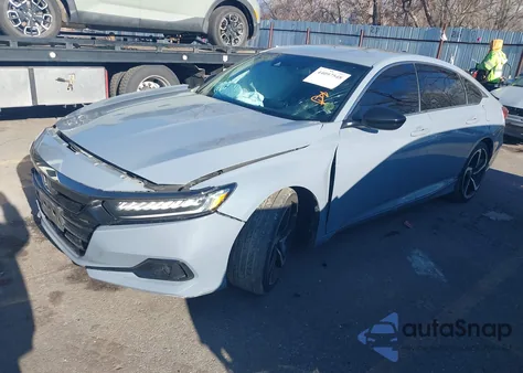 2021 Honda Accord Sport из США, поврежденный, VIN 1HGCV1F32MA083812
